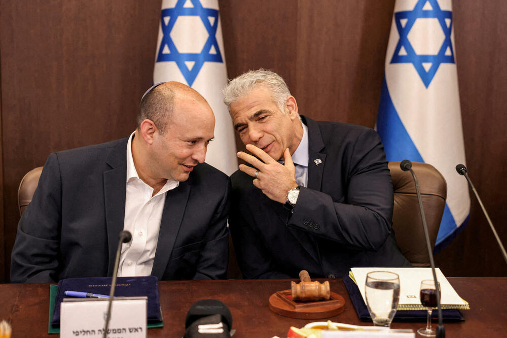 Naftali Benet i Jair Lapid, Foto: Rojters