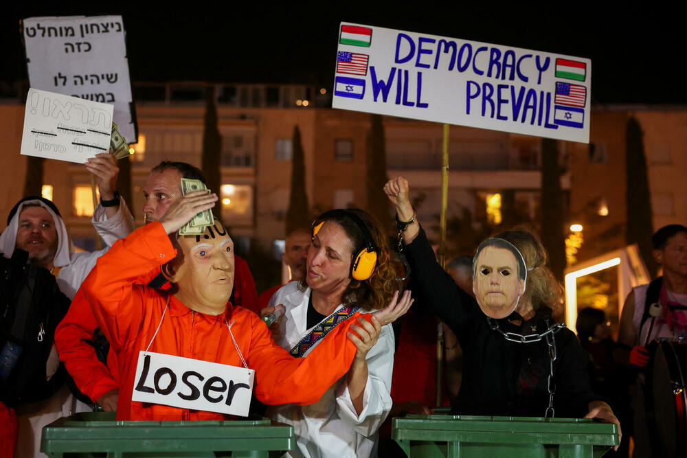 Protesti protiv Netanjahua u Tel Avivu