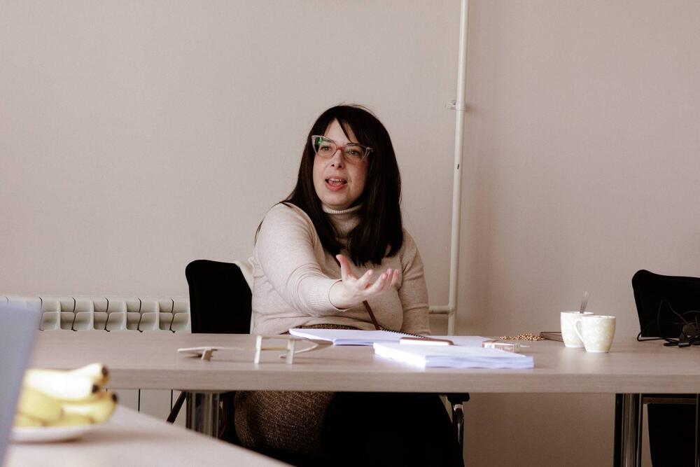 Đorđević na jednoj od prvih proba