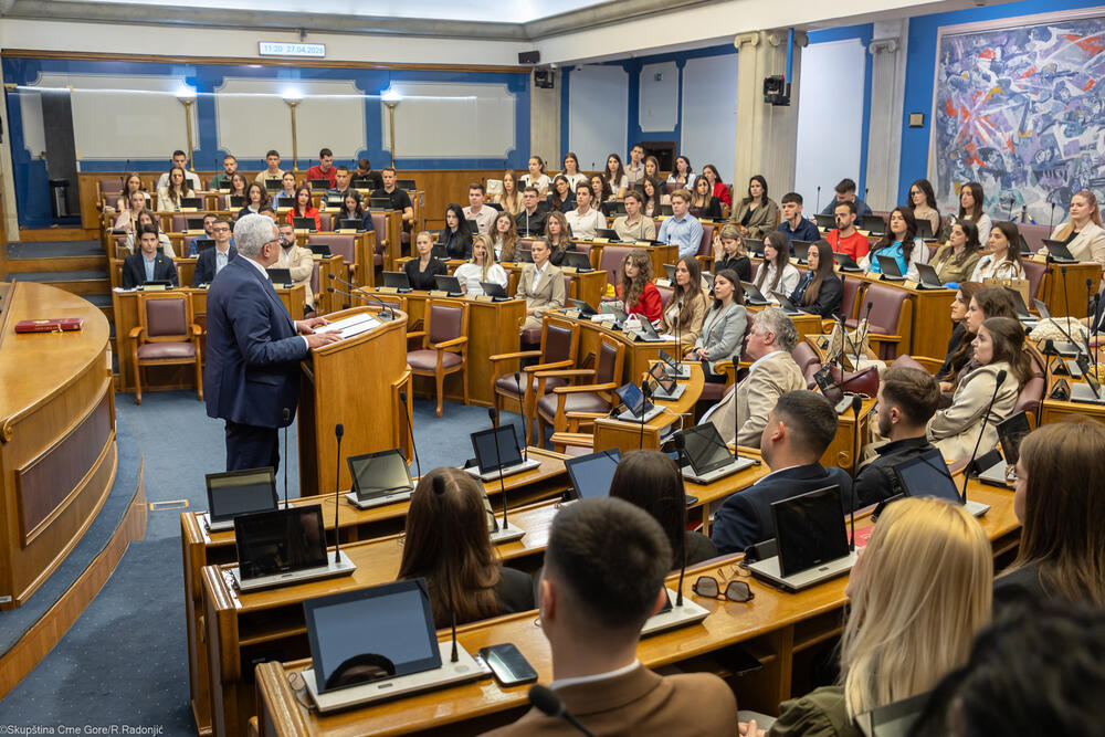 <p>Mandić je ukazao i na nezamjenjivu ulogu parlamenta u procesu pristupanja EU, kako u donošenju zakona, tako i u jačanju demokratske kontrole, transparentnosti i povjerenja građana</p>