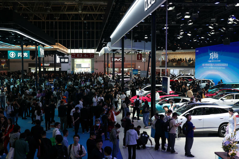 Sa sajma automobila u Pekingu, Foto: REUTERS