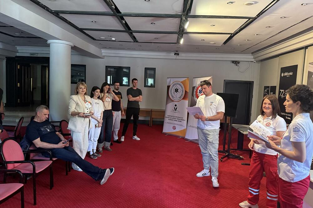 Obuka u CNP-u, Foto: Zavod za hitnu medicinsku pomoć