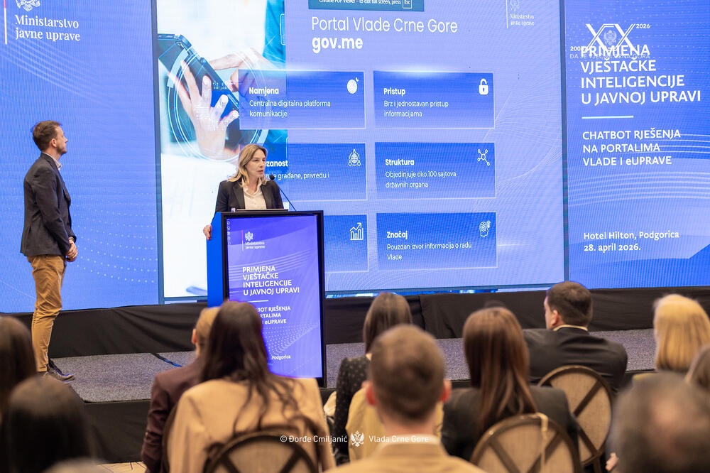 Sa predstavljanja digitalnog asistenta, Foto: Ministarstvo javne uprave