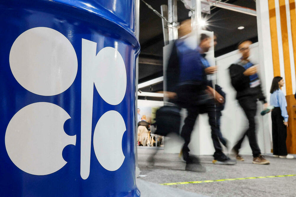 Logo OPEK-a tokom konferencije UN o klimi u Bakuu u Azerbejdžanu u novembru 2024., Foto: Rojters