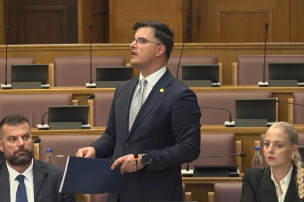 Šaranović, Foto: Screenshot/Skupština Crne Gore