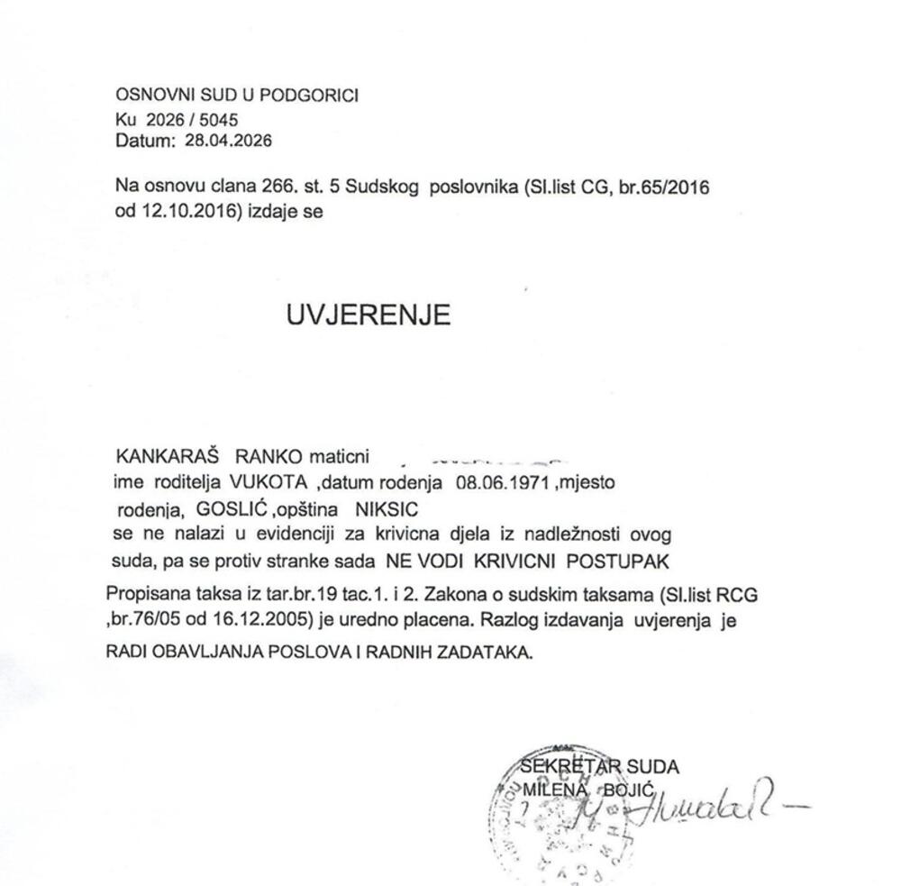 Uvjerenje