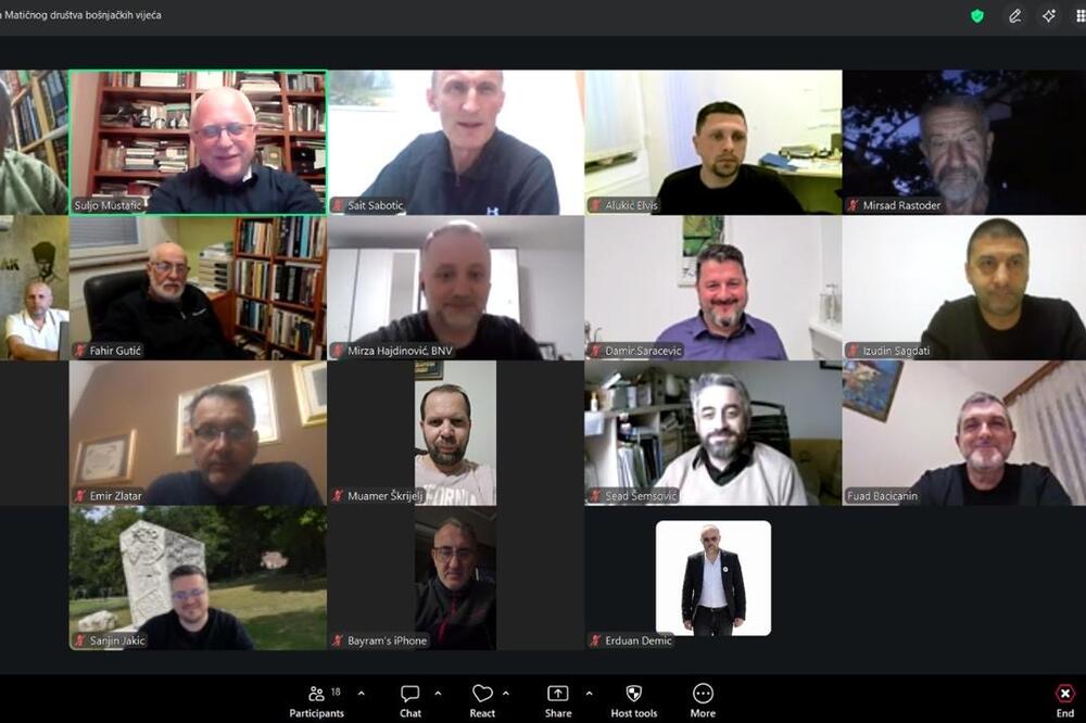 Sjednica Matičnog društva Bošnjačkih vijeća, Foto: Bošnjačko vijeće u Crnoj Gori