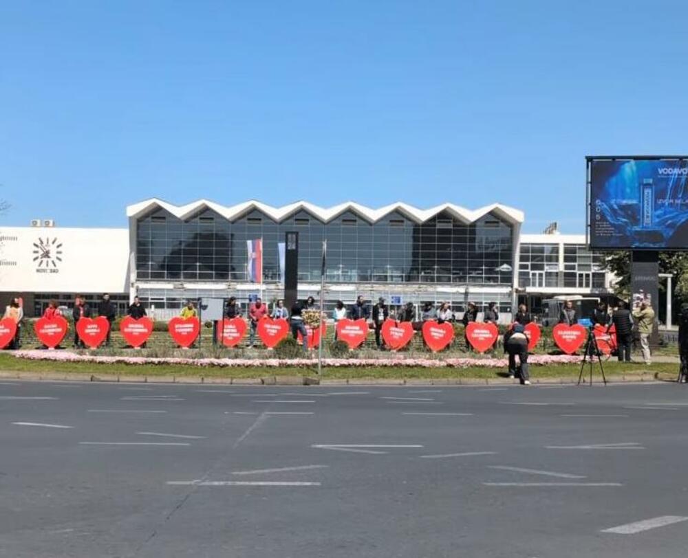 U Novom Sadu obilježeno 18 mjeseci od pada nadstrešnice