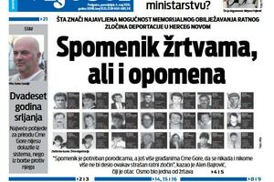 Naslovna strana Vijesti za 4. maj 2026.