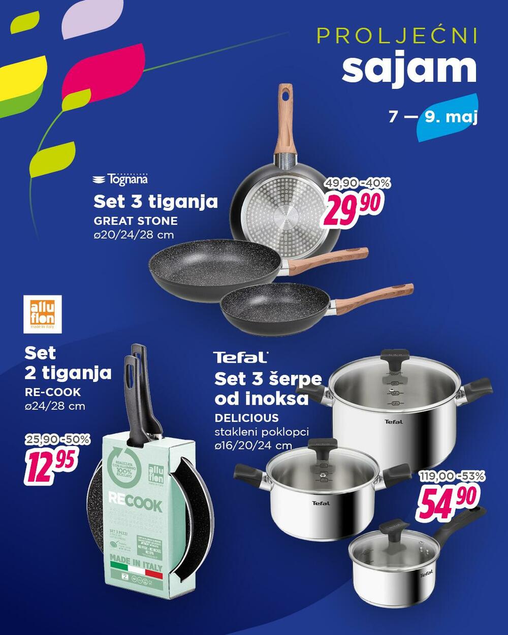 <p>Proljećni sajam traje tri dana &ndash; <strong>od četvrtka do subote, 9. maja</strong>.</p>