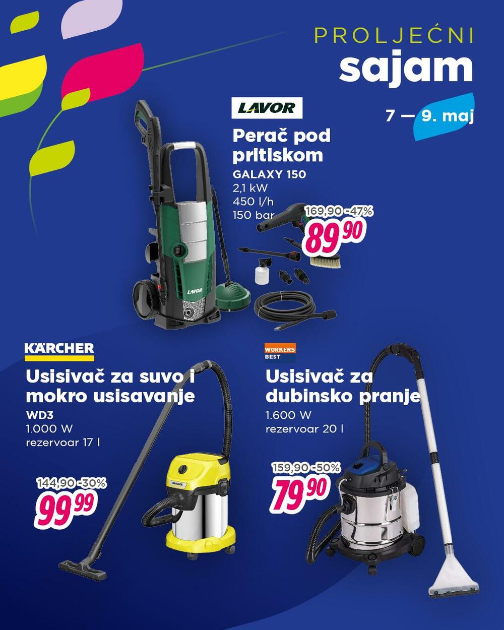 <p>Proljećni sajam traje tri dana &ndash; <strong>od četvrtka do subote, 9. maja</strong>.</p>