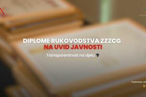 Zavod za zapošljavanje Crne Gore objavio diplome rukovodećeg kadra