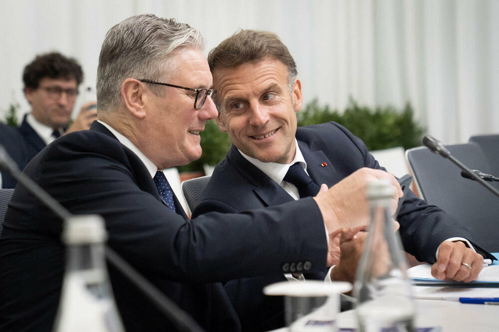 Starmer i Makron juče u Jerevanu, Foto: Rojters