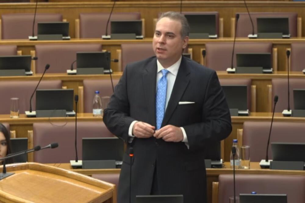 Ivanović, Foto: Screenshot/YouTube/Skuština Crne Gore