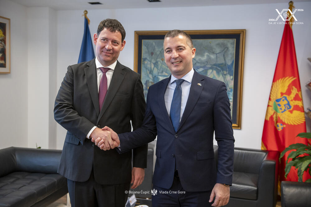 Frangeš i Bečić, Foto: Kabinet potpredsjednika Vlade za bezbjednost, odbranu, borbu protiv kriminala i unutrašnju politiku