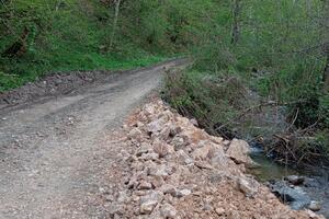 Bijelo Polje: Saniran dio puta u Rakiti