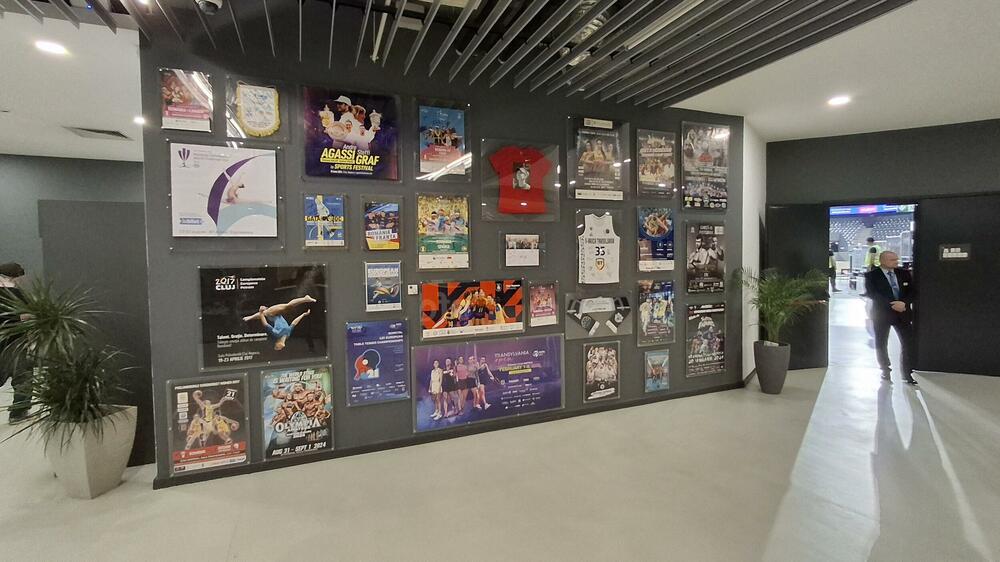 Unutrašnojst BT arene, ulaz za medije, a blizu sale za pres konferenciju