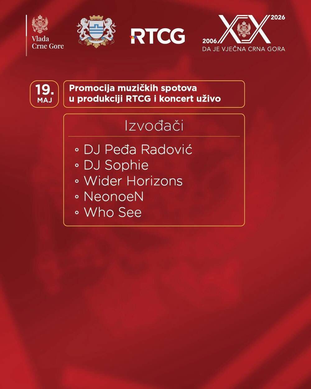 <p>Kako je saopšteno iz Vlade, program počinje 15. maja na Trgu nezavinosti</p>