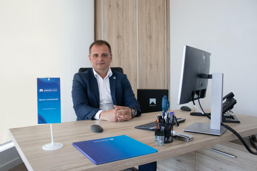Edin Ćeranić, predsjednik Upravnog odbora Adriatic Bank, Foto: Adriatic Bank