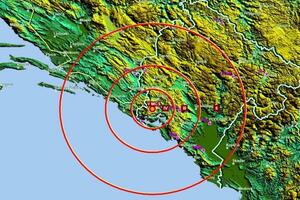 Weaker earthquake near Morinj