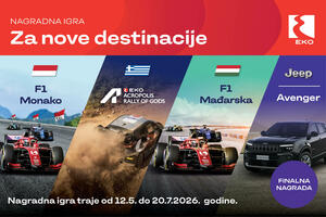 Velika EKO nagradna igra: Osvojite F1 putovanja, vrijedne nagrade...