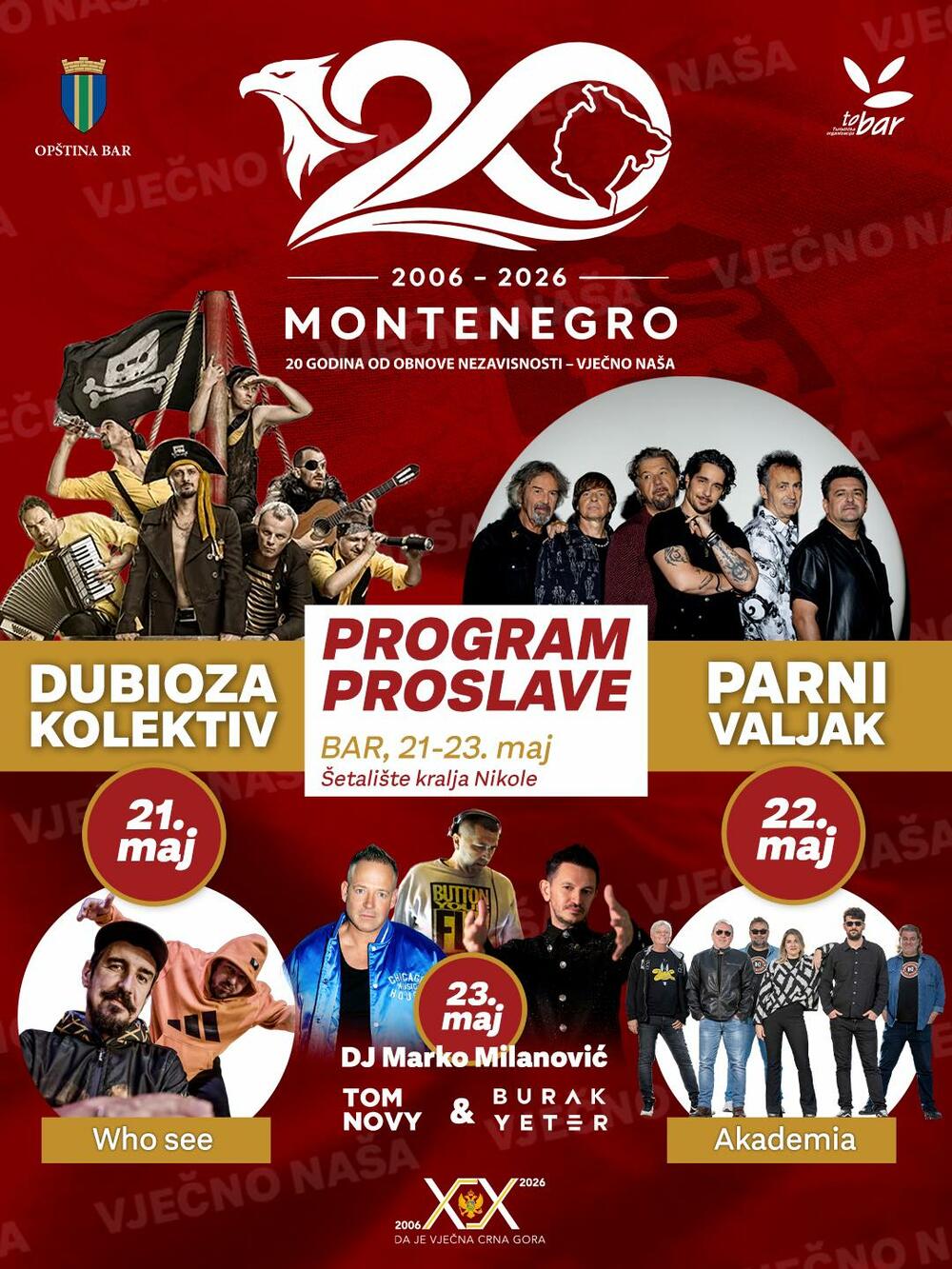 Program proslave za 21-23. maj