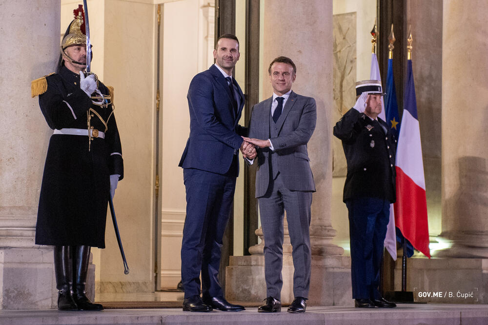 Ima li Pariz druge prioritete: premijer Milojko Spajić i predsjednik Francuske Emanuel Makron, Foto: Vlada Crne Gore