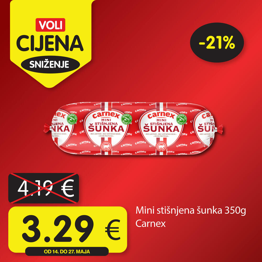 <p>Posjetite neki od VOLI ili Naš diskont marketa i pronađite proizvode koje volite po specijalno niskim cijenama.</p>
