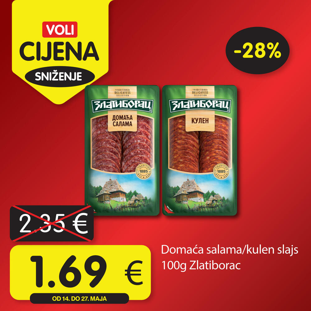<p>Posjetite neki od VOLI ili Naš diskont marketa i pronađite proizvode koje volite po specijalno niskim cijenama.</p>