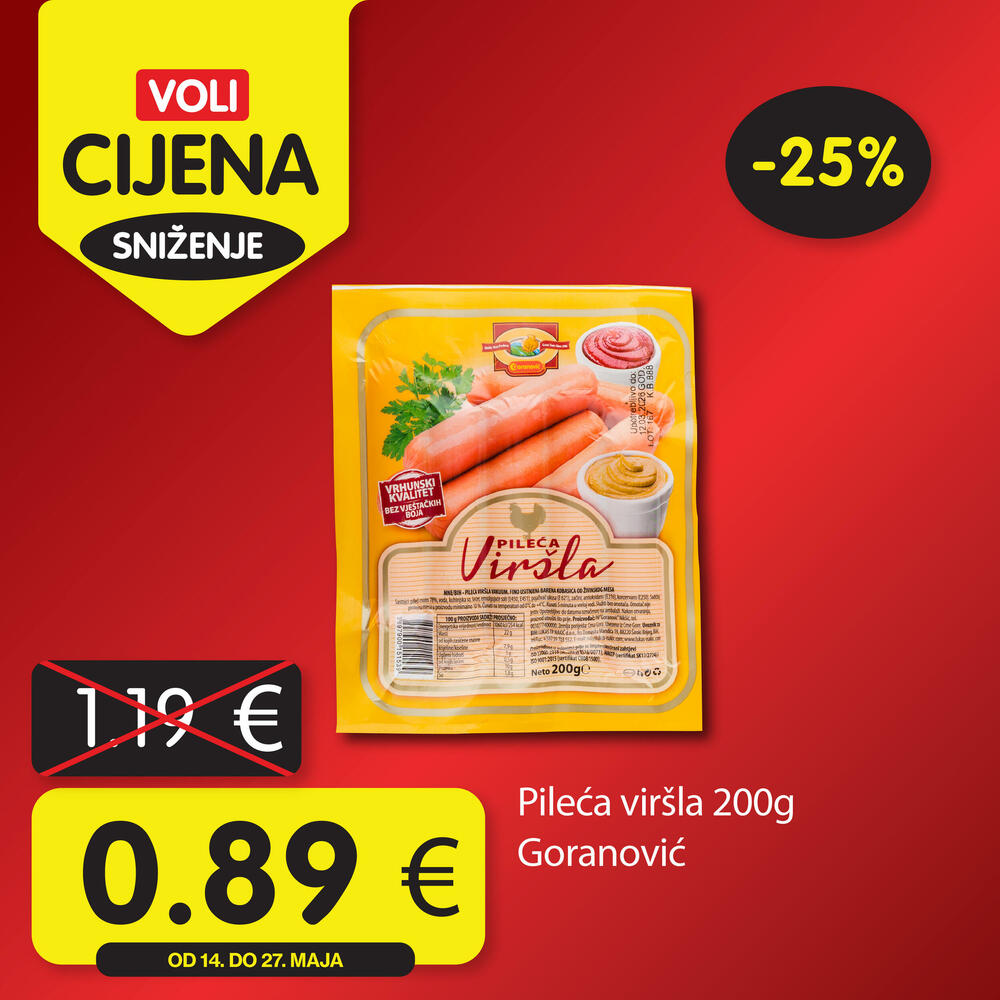 <p>Posjetite neki od VOLI ili Naš diskont marketa i pronađite proizvode koje volite po specijalno niskim cijenama.</p>