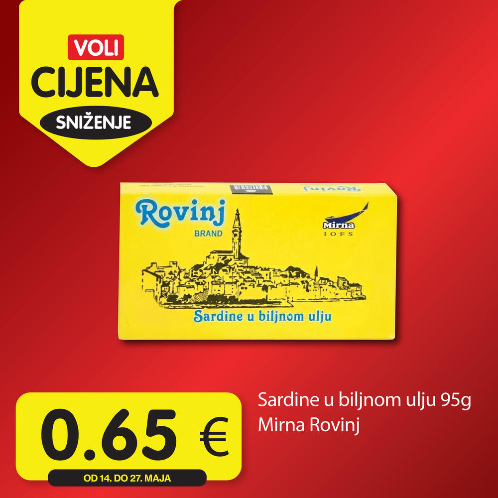 <p>Posjetite neki od VOLI ili Naš diskont marketa i pronađite proizvode koje volite po specijalno niskim cijenama.</p>