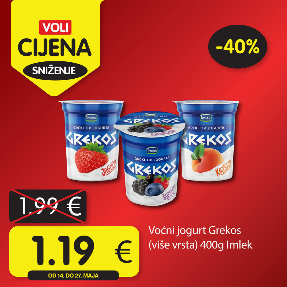 <p>Posjetite neki od VOLI ili Naš diskont marketa i pronađite proizvode koje volite po specijalno niskim cijenama.</p>