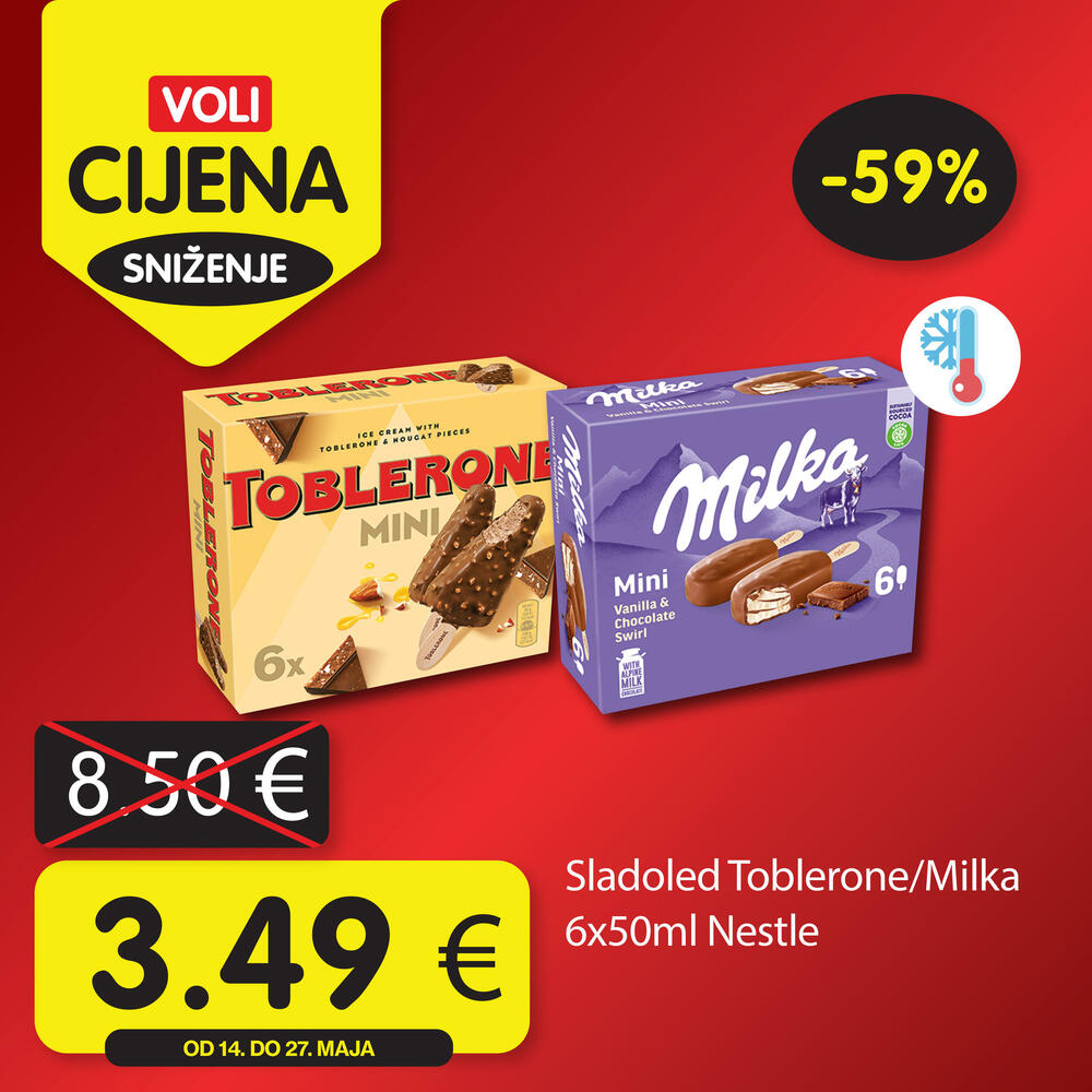 <p>Posjetite neki od VOLI ili Naš diskont marketa i pronađite proizvode koje volite po specijalno niskim cijenama.</p>
