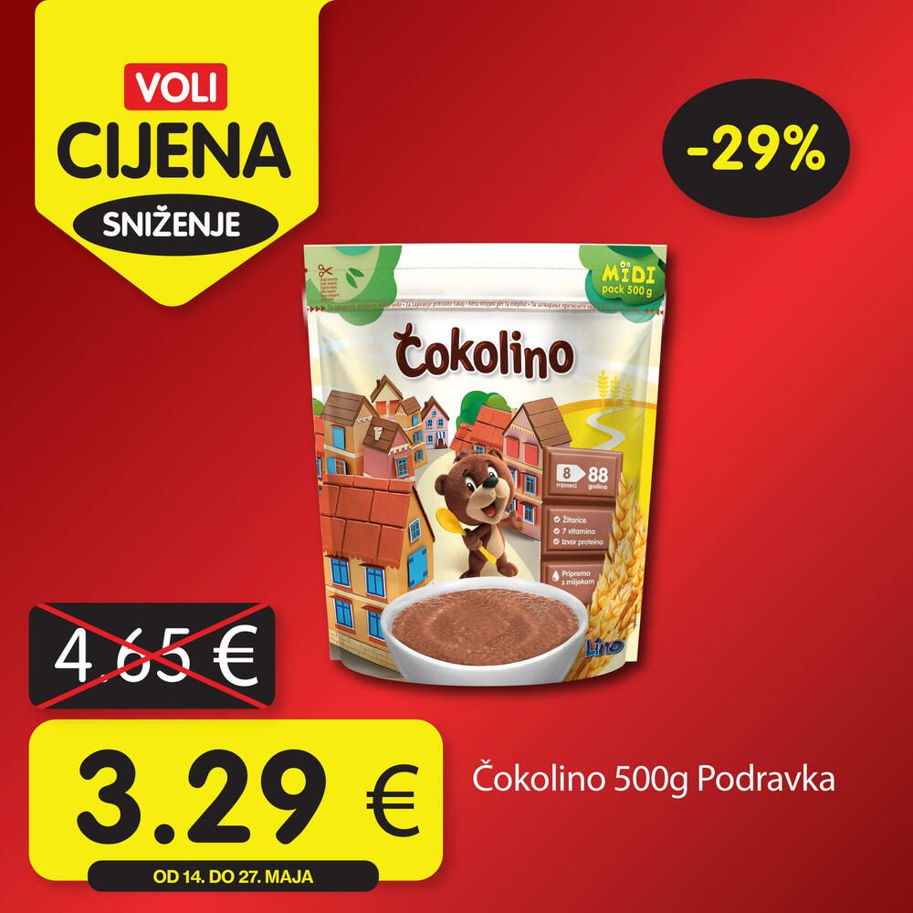 <p>Posjetite neki od VOLI ili Naš diskont marketa i pronađite proizvode koje volite po specijalno niskim cijenama.</p>