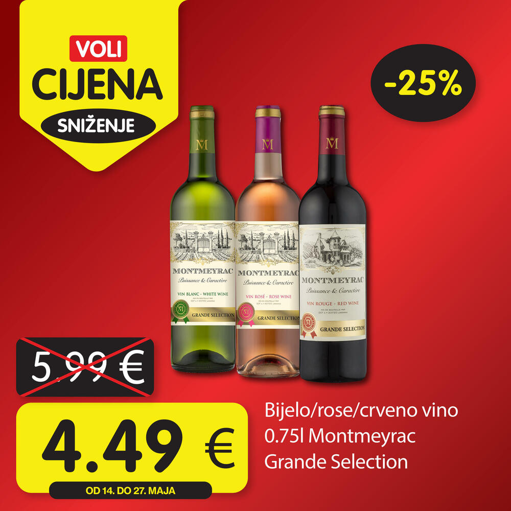 <p>Posjetite neki od VOLI ili Naš diskont marketa i pronađite proizvode koje volite po specijalno niskim cijenama.</p>