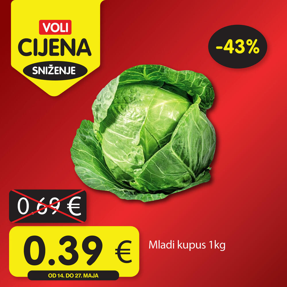 <p>Posjetite neki od VOLI ili Naš diskont marketa i pronađite proizvode koje volite po specijalno niskim cijenama.</p>