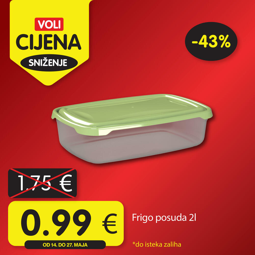 <p>Posjetite neki od VOLI ili Naš diskont marketa i pronađite proizvode koje volite po specijalno niskim cijenama.</p>
