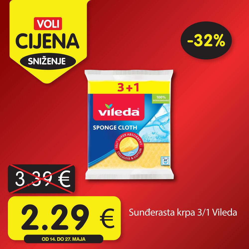 <p>Posjetite neki od VOLI ili Naš diskont marketa i pronađite proizvode koje volite po specijalno niskim cijenama.</p>