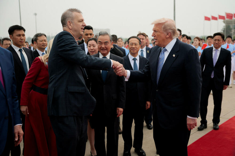 Tramp u Kini, Foto: REUTERS