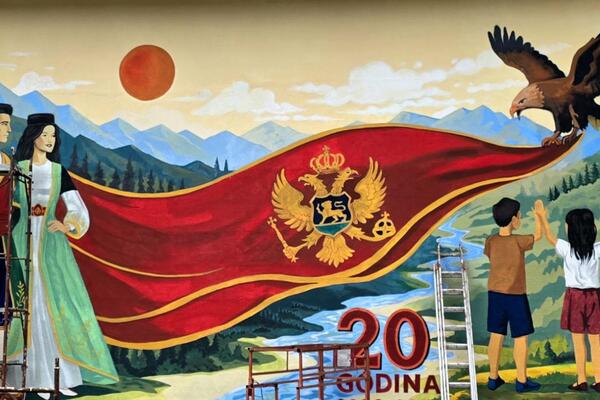 Opština Šavnik: Mural "Kolijevka ponosa, straža slobode", služiće...