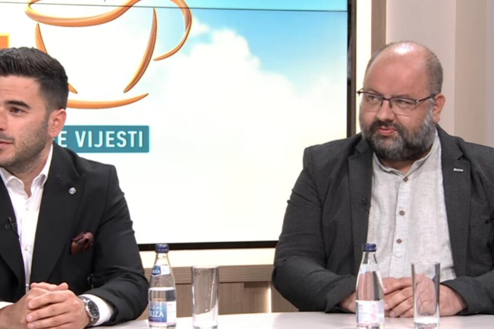 Pejović i Garić, Foto: Screenshot/TV Vijesti