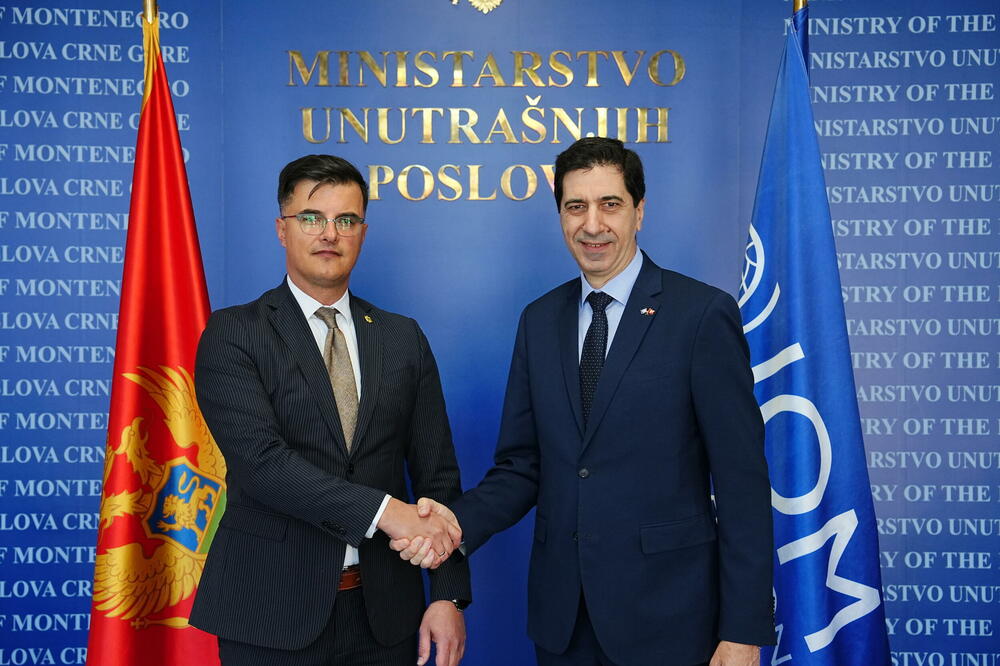 Danilo Šaranović i Vladimir Gjorgijev, Foto: MUP Crne Gore