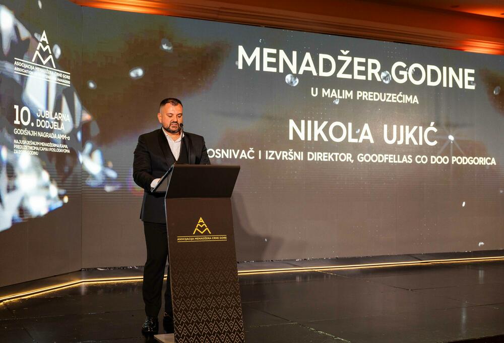 Nikola Ujkić dobitnik priznanja „Menadžer godine u malim...