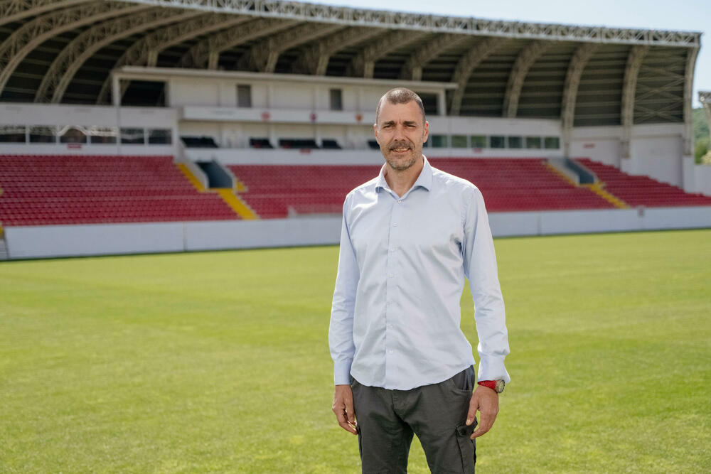 Igor Vušurović, vršilac dužnosti direktora preduzeća „Stadion i sportski objekti Cetinje“