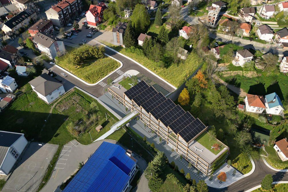 Projektovani izgled garaže, Foto: Opština