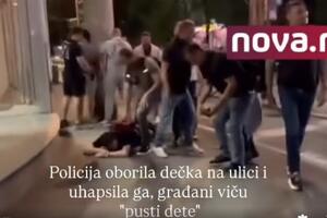 VIDEO Nova.rs: Policija u civilu obara građanina na zemlju i...