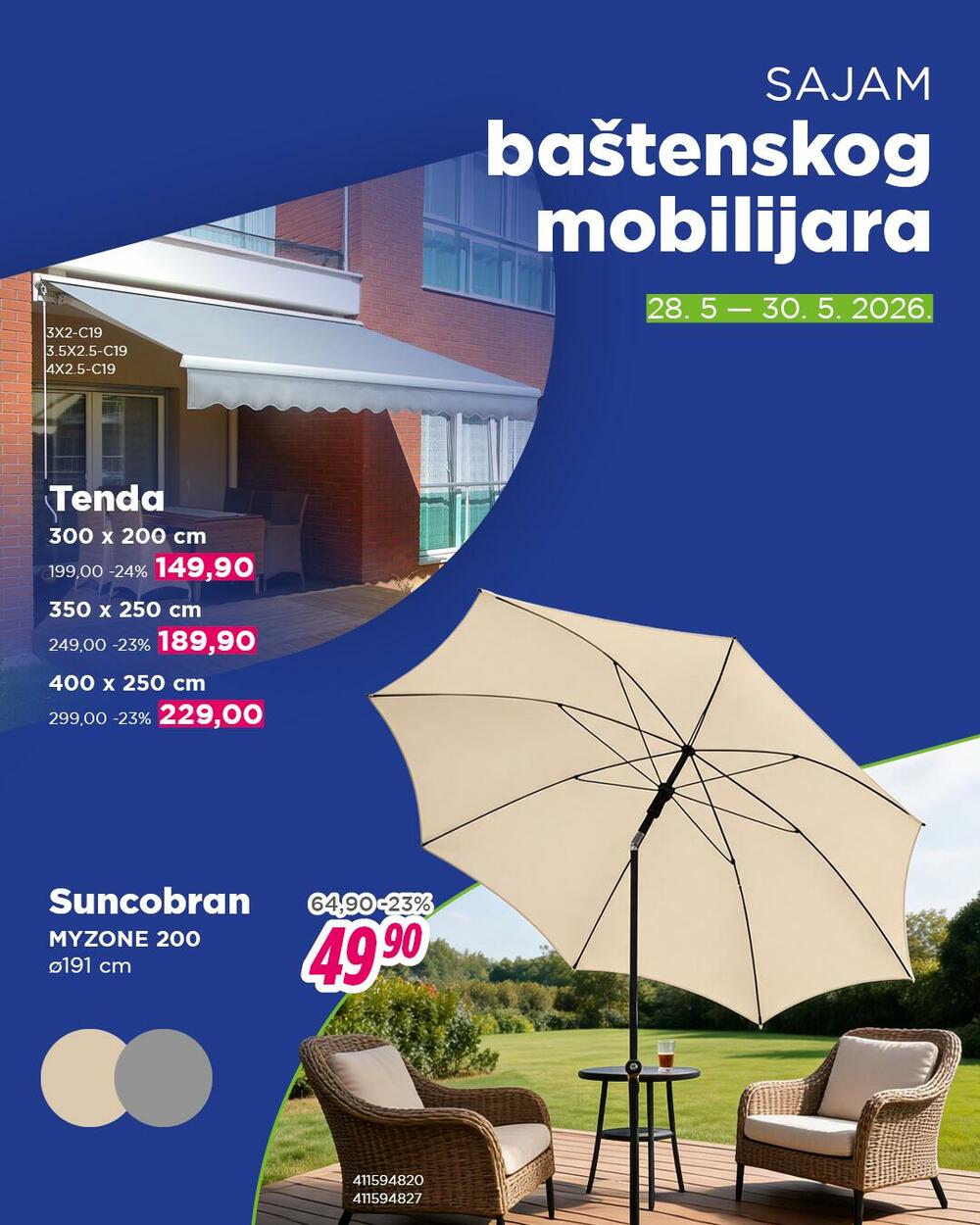 <p><em>Popusti važe tri dana, od četvrtka do subote, 28&ndash;30. maja.</em></p>