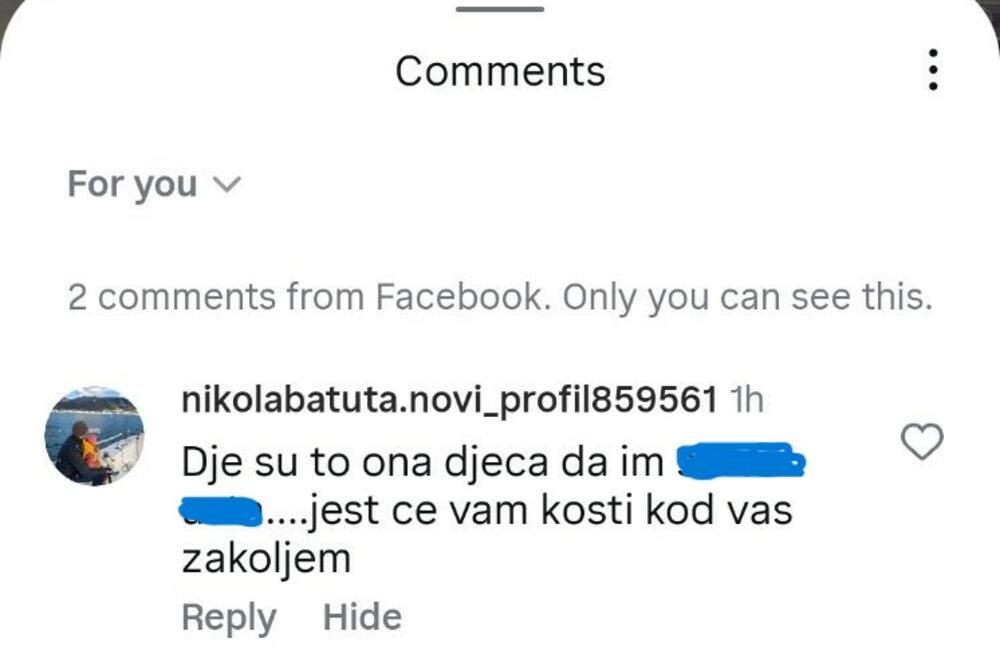 Skrinšot objave sa Instagrama, Foto: Printscreen