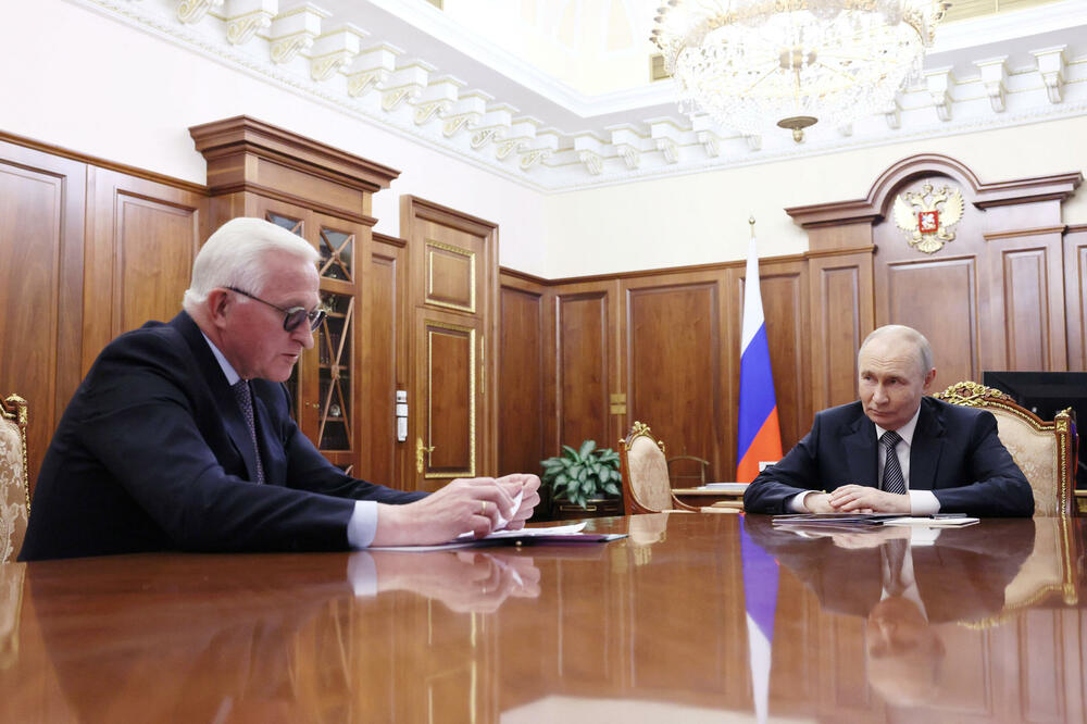 Šohin i Putin danas u Moskvi, Foto: Reuters
