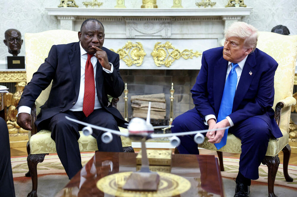 Ramafosa i Tramp, Foto: REUTERS